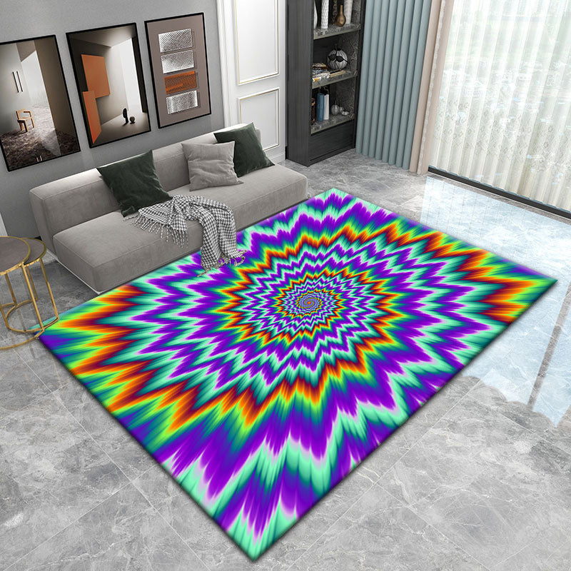 Visual Living Room 3D Vortex Vertigo  Carpet