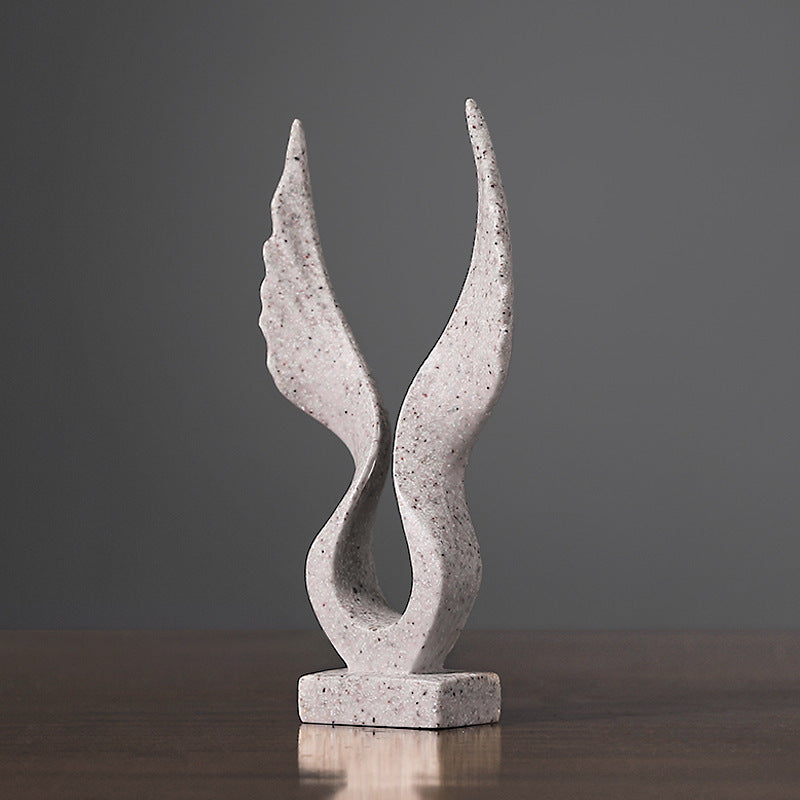 Cute Mini Dapeng Wings Exhibition Resin Craft Decoration