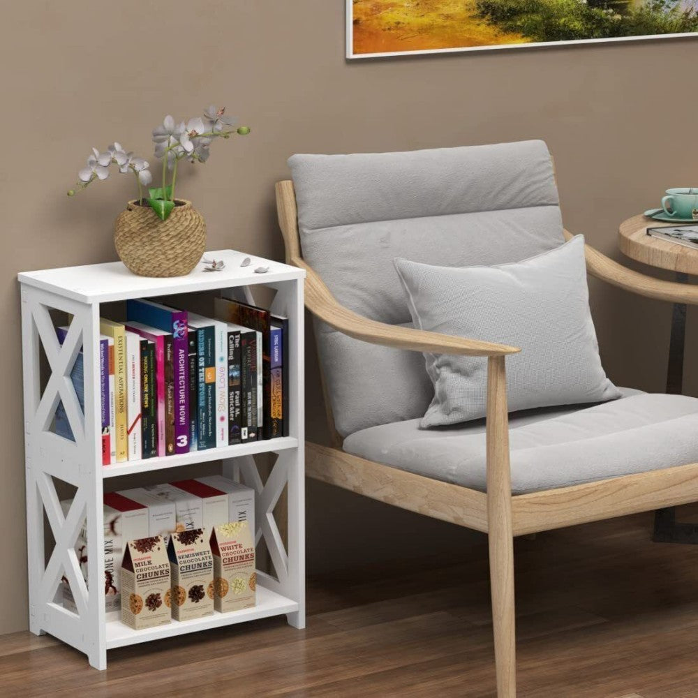 56cm hight White Drawer Cabinet Small Side End Table Nightstand Storage Shelf Bedside Table