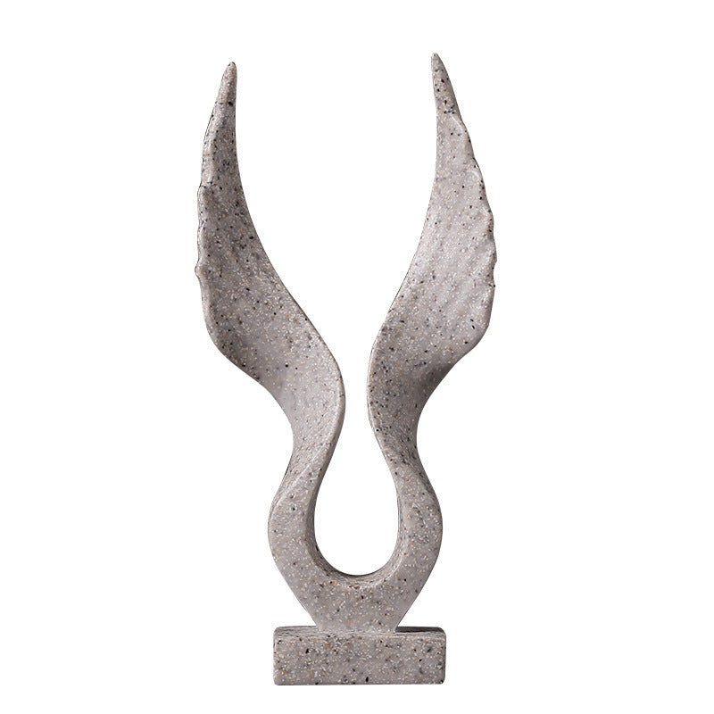 Cute Mini Dapeng Wings Exhibition Resin Craft Decoration