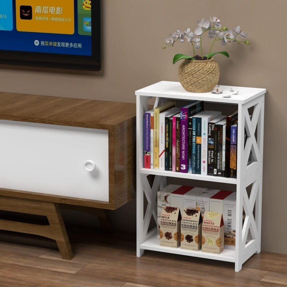 56cm hight White Drawer Cabinet Small Side End Table Nightstand Storage Shelf Bedside Table