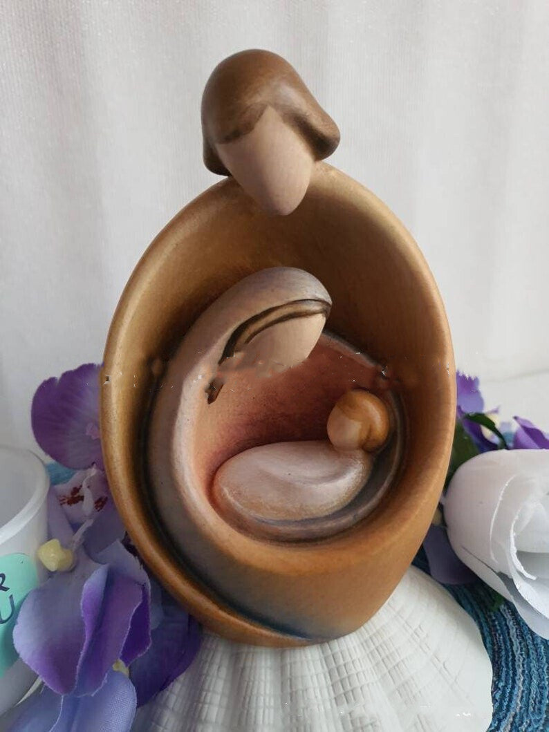 Nativity Scene Sacred Family Sculpture Decoration