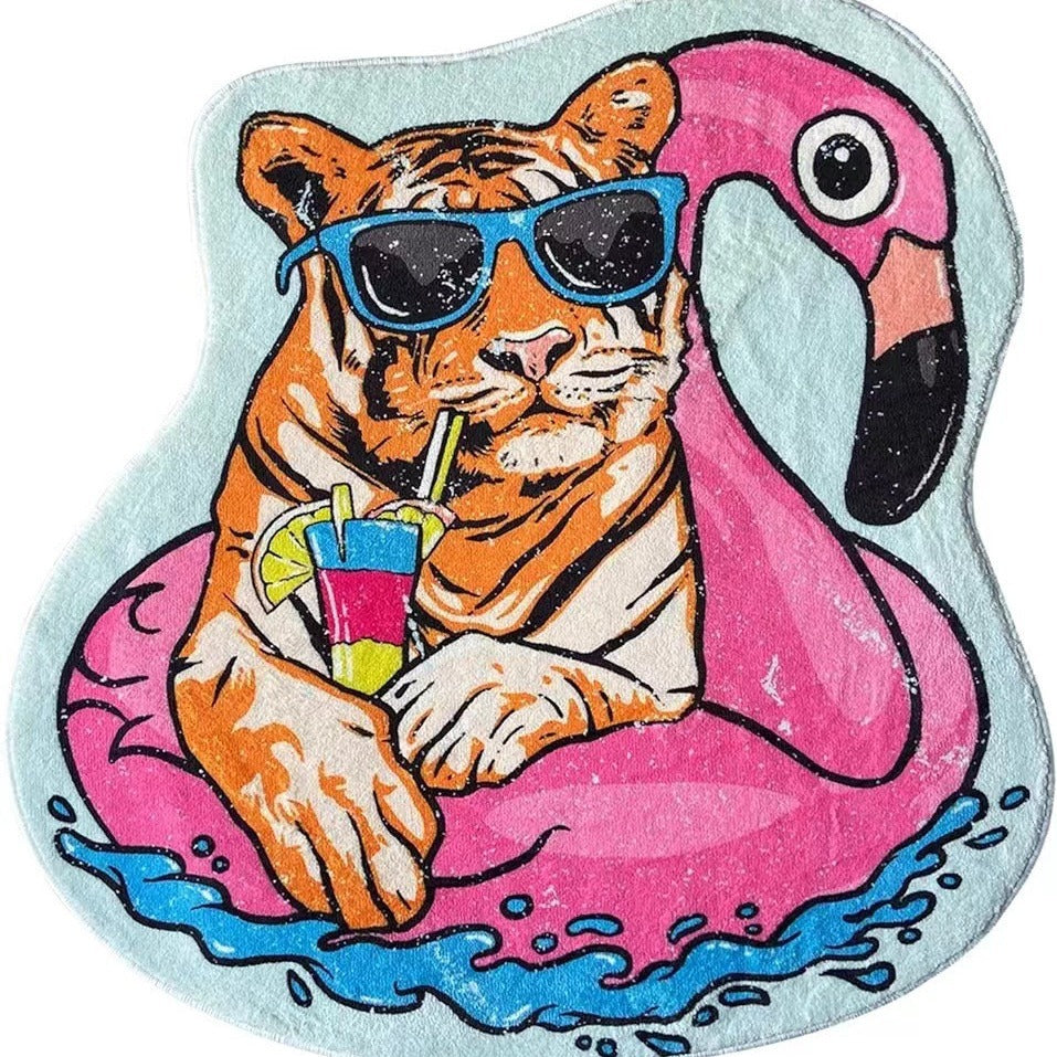 Children's Room Cute Thickening Cashmere Carpet Bedroom Animal Carpet