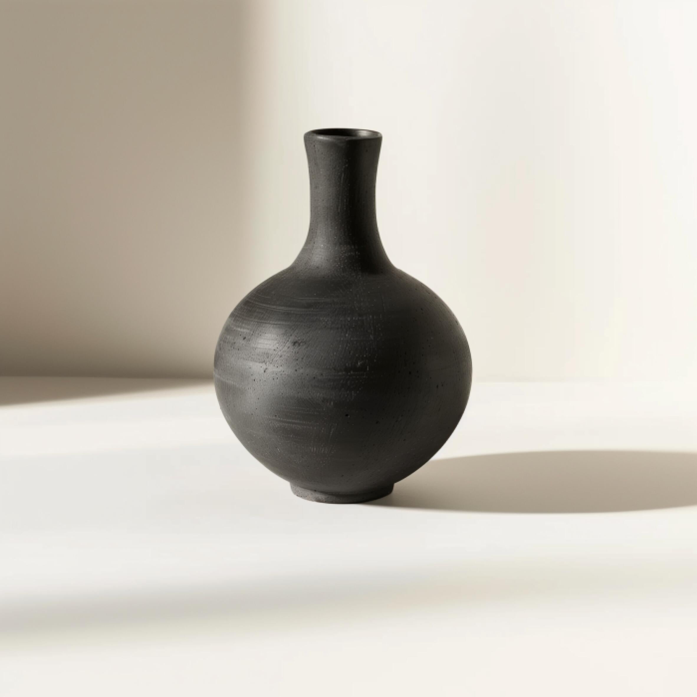 Black vase